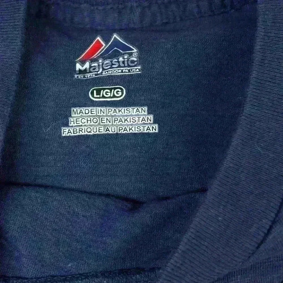 Vintage Majestic Los Angeles New Era LA Rams Football Y2K T-Shirt - Picture 2 of 2